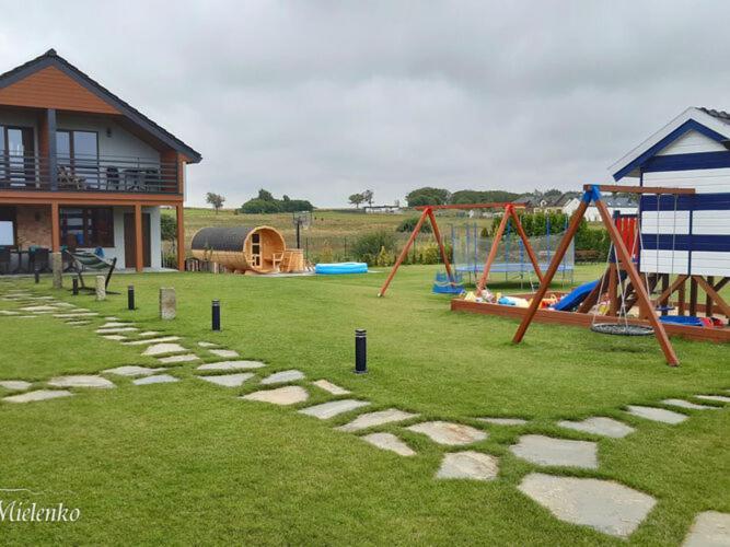 Holiday Home With A Terrace, Sauna, Jacuzzi Mielenko Luaran gambar