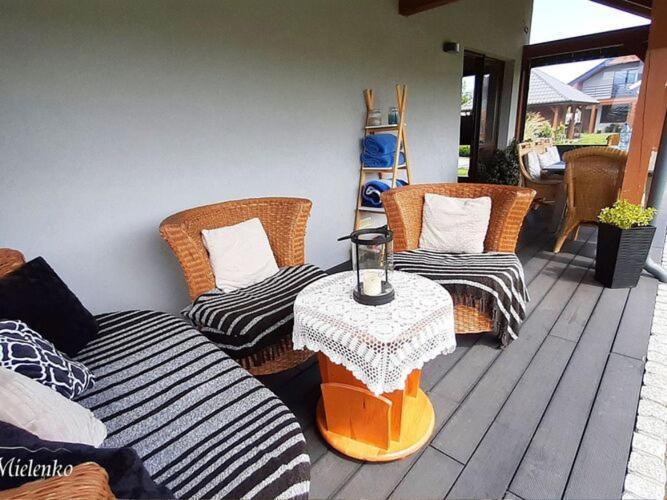 Holiday Home With A Terrace, Sauna, Jacuzzi Mielenko Luaran gambar