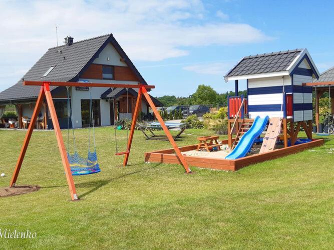 Holiday Home With A Terrace, Sauna, Jacuzzi Mielenko Luaran gambar
